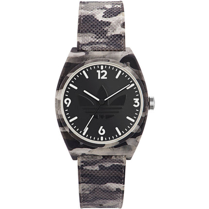 Adidas Men's Watch - Originals Quartz Black and Grey Camouflage Strap | AOST22568 ,