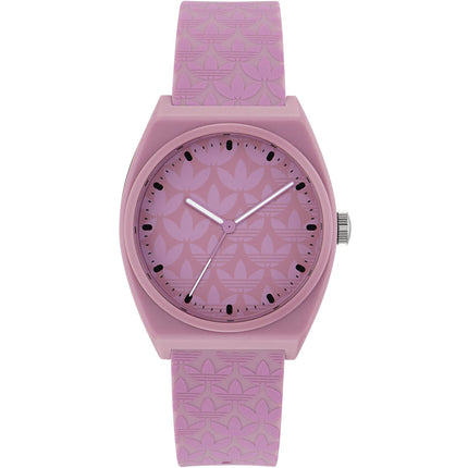 Adidas Men's Watch - Originals Rose Dial Pink Silicone Rubber Strap | AOST23052 ,