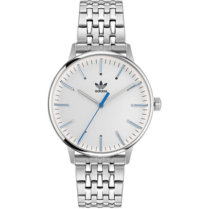 Adidas Men's Watch - Originals White Dial Silver Tone Steel Bracelet | AOSY22022 ,