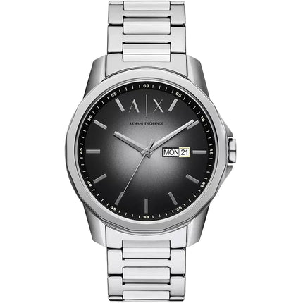 Armani Exchange Men's Watch - Banks Gray Dial Stainless Steel Bracelet | AX1764 ,