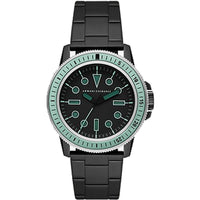 Armani Exchange Men's Watch - Classic Quartz Black Stainless Steel Bracelet | AX1858 ,