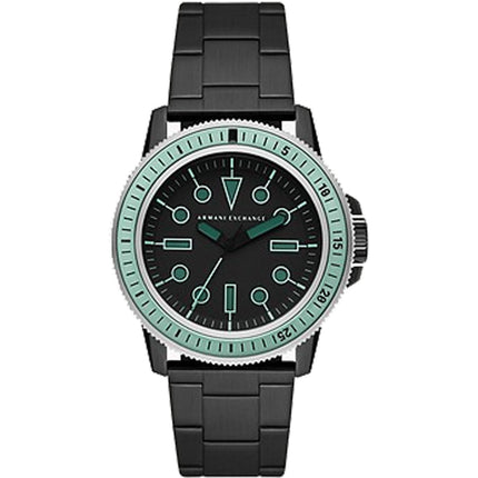Armani Exchange Men's Watch - Classic Quartz Black Stainless Steel Bracelet | AX1858 ,