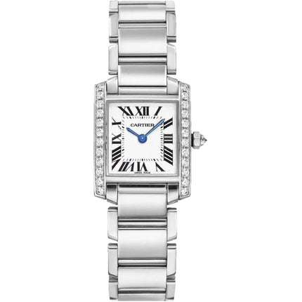 Cartier Women's Watch - Tank Francaise Quartz Silver Dial Steel Bracelet | WE1002S3 ,