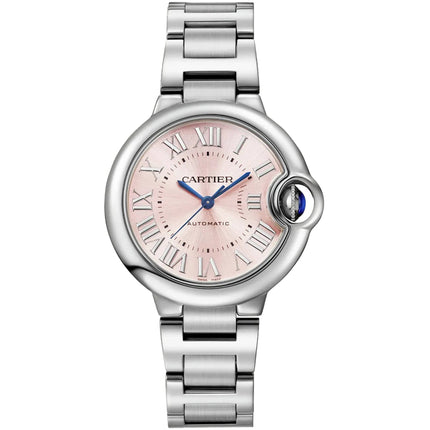 Cartier Women's Watch - Ballon Bleu de Cartier Automatic Pink Dial Steel | WSBB0068 ,