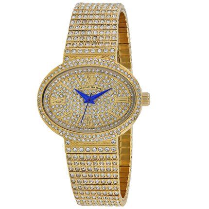 Christian Van Sant Women's Watch - Sparkler Quartz Gold Tone Dial Bracelet | CV0251 ,