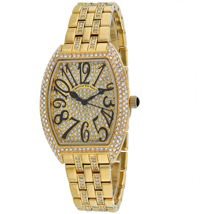 Christian Van Sant Women's Watch - Elegant Sparkle Yellow Gold Bracelet | CV0261 ,