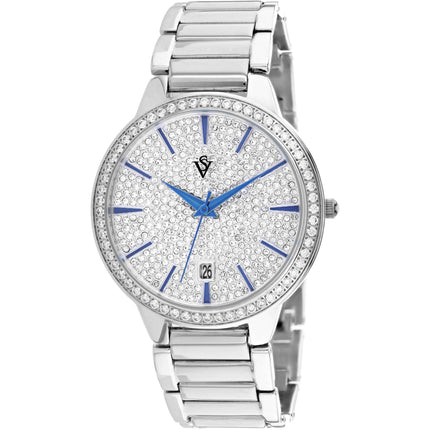 Christian Van Sant Women's Watch - Alessia Quartz Silver Dial Bracelet | CV0292A ,