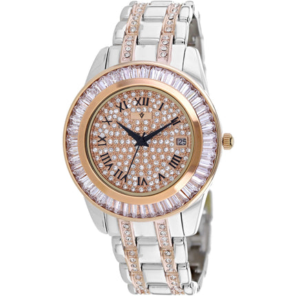 Christian Van Sant Women's Watch - Stella Quartz Rose Gold Dial Bracelet | CV0472 ,
