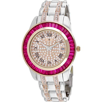 Christian Van Sant Women's Watch - Stella Quartz Rose Gold Dial Bracelet | CV0473 ,