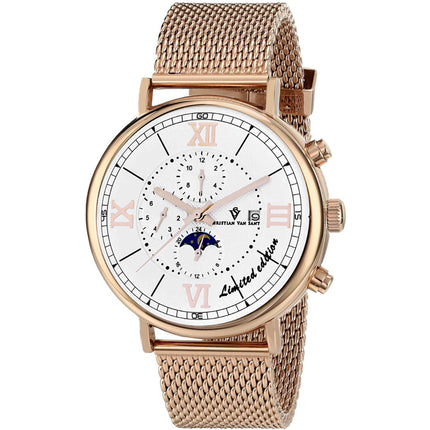 Christian Van Sant Men's Watch - Somptueuse LTD Automatic White Dial Steel | CV1153 ,