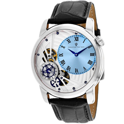 Christian Van Sant Men's Watch - Sprocket Auto-Quartz Blue Dial Bracelet | CV1543 ,