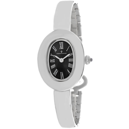 Christian Van Sant Women's Watch - Anora Quartz Black Dial Silver Bracelet | CV4331 ,