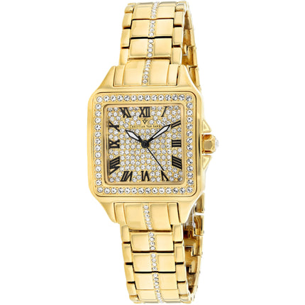 Christian Van Sant Women's Watch - Splendeur Quartz Gold Tone Dial Bracelet | CV4621 ,