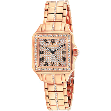 Christian Van Sant Women's Watch - Splendeur Quartz Rose Gold Tone Dial | CV4622 ,