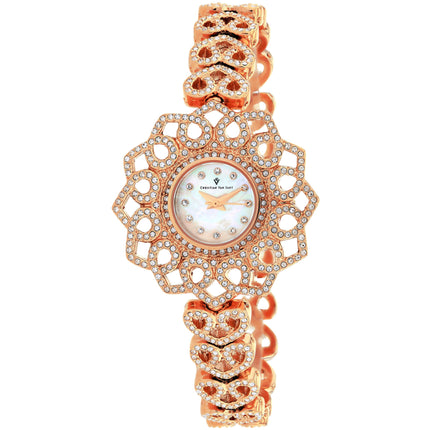 Christian Van Sant Women's Watch - Chantilly White Mop Dial Steel Bracelet | CV4812 ,