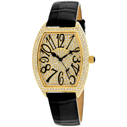 Christian Van Sant Women's Watch - Elegant Quartz Gold Tone Dial Strap | CV4820 ,