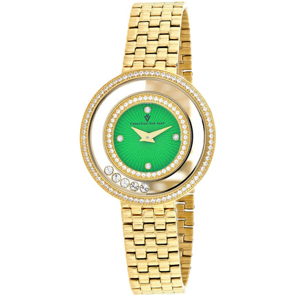 Christian Van Sant Women's Watch - Gracieuse Quartz Yellow Gold Bracelet | CV4834 ,
