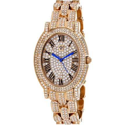 Christian Van Sant Women's Watch - Amore Quartz Rose Gold Dial Bracelet | CV7232 ,