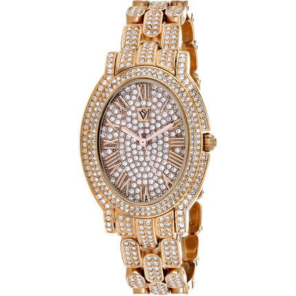 Christian Van Sant Women's Watch - Amore Quartz Rose Gold Dial Bracelet | CV7235 ,