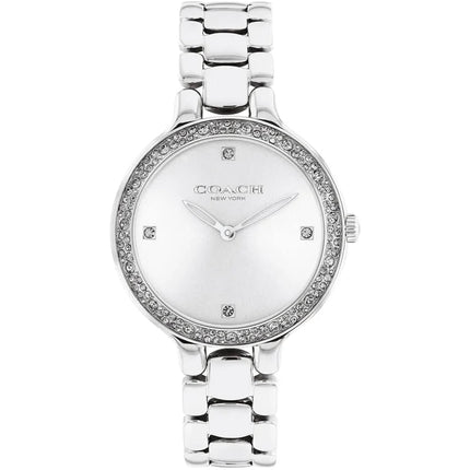 Coach Women's Watch - Chelsea Quartz Silver Dial Stainless Steel Bracelet | 14504124 ,