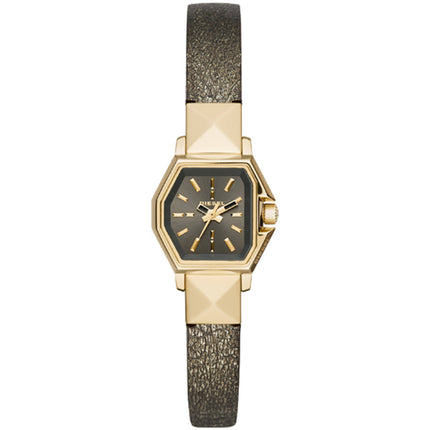 Diesel Women's Watch - Z Backup Quartz SS Case Grey Dial Leather Strap | DZ5491 ,