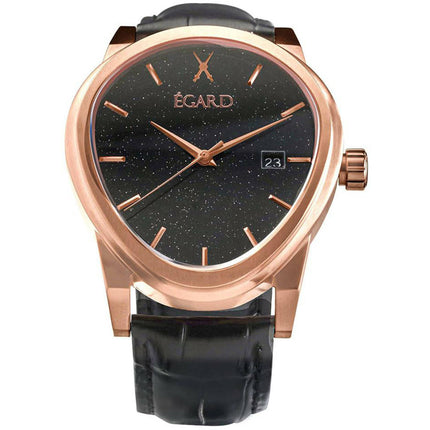 Egard Men's Watch - Dali V2 Automatic Black Dial Leather Strap | WCH-5074M0H291 ,