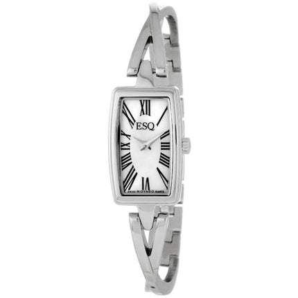 ESQ Women's Watch - Seinna Quartz White Mop Dial Silver Steel Bracelet | 7101371 ,