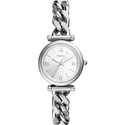Fossil Women's Watch - Carlie Quartz Silver Dial Stainless Steel Bracelet | ES5331 ,