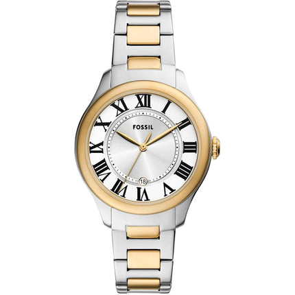 Fossil Women's Watch - Gilmore Quartz Silver Dial Two Tone Steel Bracelet | ES5396 ,