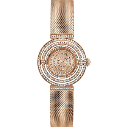 Guess Women's Watch - Dream Quartz Rose Gold Tone Dial Rose Gold Bracelet | GW0550L3 ,