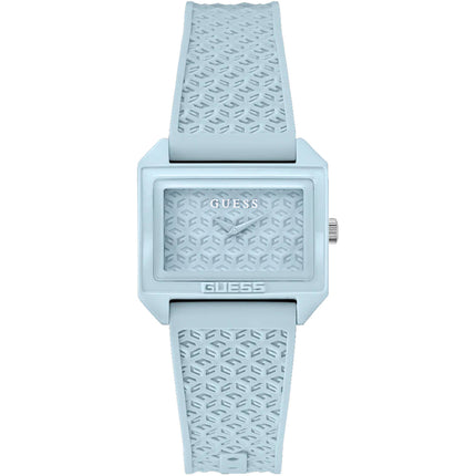 Guess Women's Watch - Classic Quartz Nylon Case Blue Dial Rubber Strap | GW0677L3 ,
