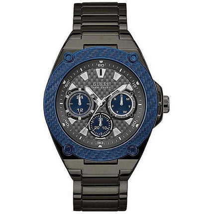 Guess Men's Watch - Classic Quartz Date Display Grey Dial Gunmetal Steel | W1305G3 ,