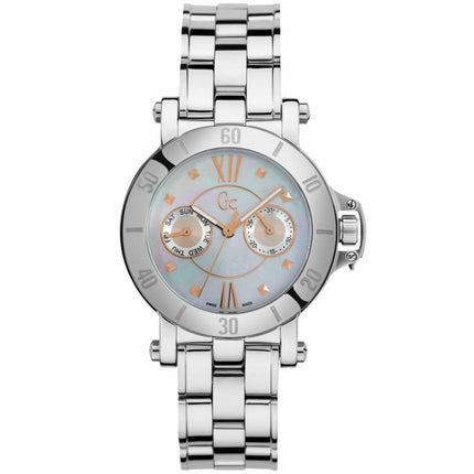 Guess Women's Watch - Sport Chic Quartz Blue Dial Silver Steel Bracelet | X74012L1S ,