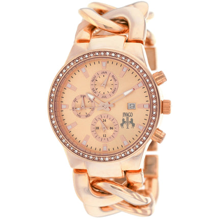 Jivago Women's Watch - Lev Quartz Rose Gold Tone Stainless Steel Bracelet | JV1227 ,