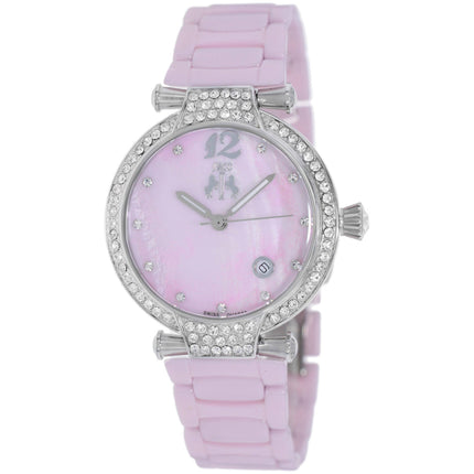 Jivago Women's Watch - Bijoux Quartz Pink Mother Of Pearl Dial Bracelet | JV2213 ,
