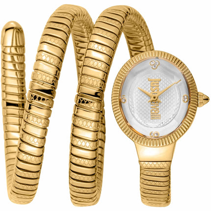 Just Cavalli Women's Watch - After Party Snake Yellow Gold Bracelet | JC1L269M0025 ,