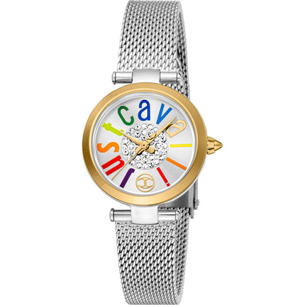Just Cavalli Women's Watch - Modena Silver Stainless Steel Bracelet | JC1L280M0075 ,