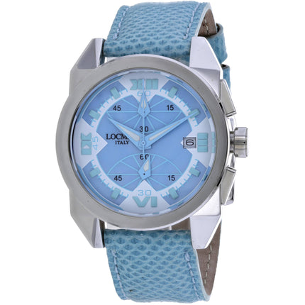 Locman Women's Watch - Classic Quartz Blue Dial Leather Strap | 161MOPLB/LB ,