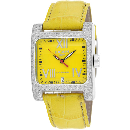 Locman Women's Watch - Classic Quartz Yellow Dial Leather Strap | 431YLD/YL ,