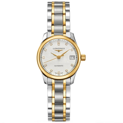 Longines Women's Watch - Master Automatic Silver Dial Two Tone Bracelet | L21285777 ,