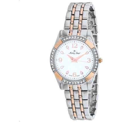 Mathey Tissot Women's Watch - FLEURY 2568 Two Tone Silver and Rose Bracelet | D2568BI ,