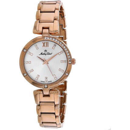 Mathey Tissot Women's Watch - Classic Rose Gold Stainless Steel Bracelet | D2583PI ,