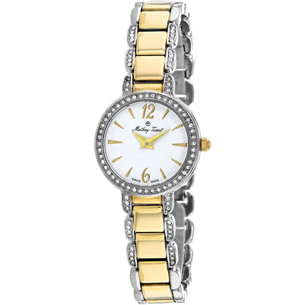 Mathey Tissot Women's Watch - Fleury White Dial Two Tone Steel Bracelet | D6532BYI ,