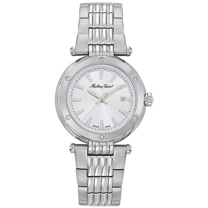 Mathey Tissot Women's Watch - Neptune Silver Dial Stainless Steel Bracelet | D912AI ,
