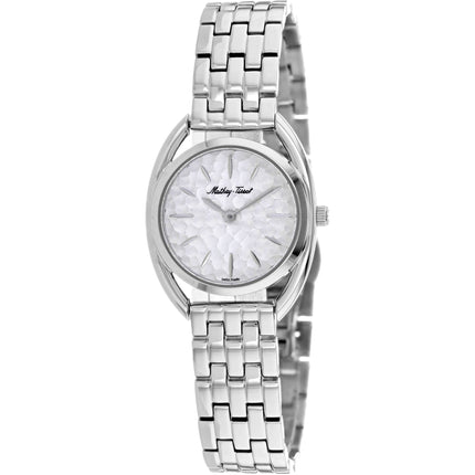 Mathey Tissot Women's Watch - Saphira Silver Dial Stainless Steel Bracelet | D933AI ,