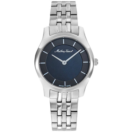 Mathey Tissot Women's Watch - Tacy Black Dial Black Stainless Steel Bracelet | D949AN ,