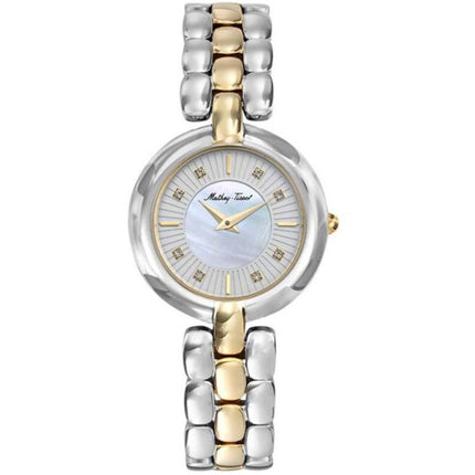 Mathey Tissot Women's Watch - Farah Mother of Pearl Dial Two Tone Bracelet | D956BYI ,