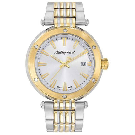 Mathey Tissot Men's Watch - Neptune Quartz Two Tone Stainless Steel Bracelet | H912BI ,