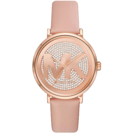 Michael Kors Women's Watch - Addyson Quartz Gold Dial Leather Strap | MK2957 ,
