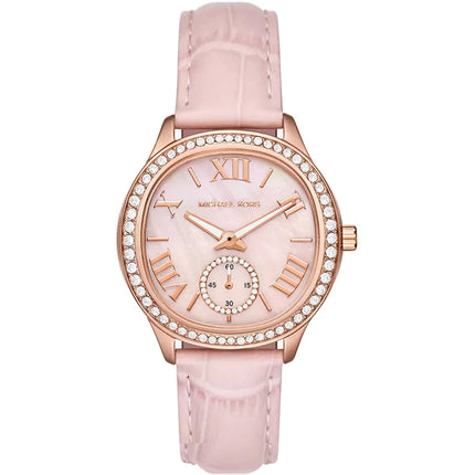 Michael Kors Women's Watch - Sage Pavé Pink Mother of Pearl Dial Pink Strap | MK4820 ,